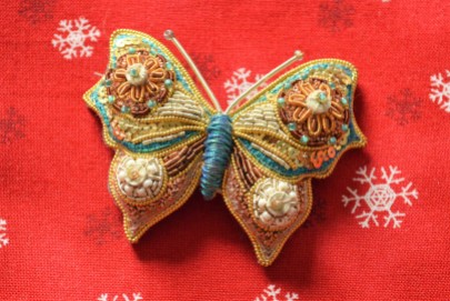 Butterfly brooch.